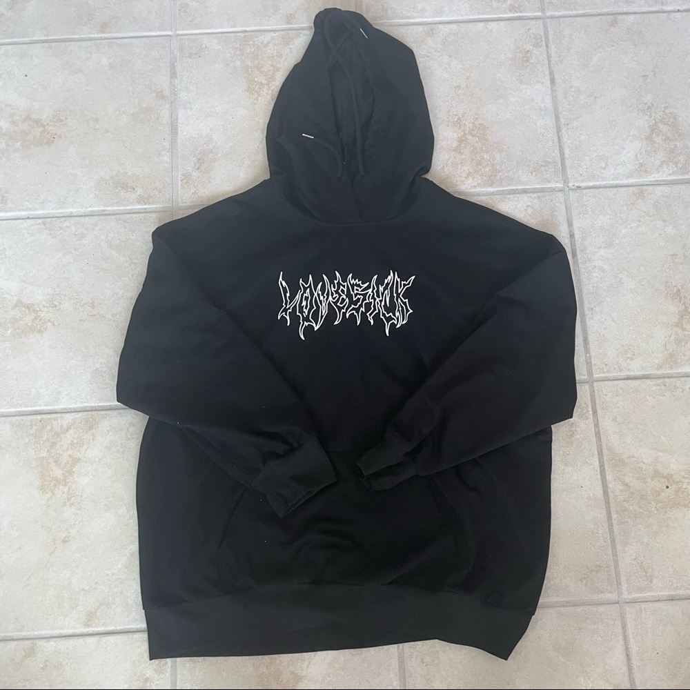 lovesick black hoodie
